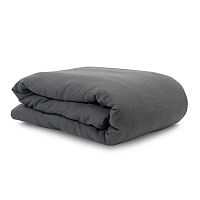 пододеяльник изо льна темно-серого цвета essential 150х200 в Йошкар-Оле