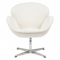 кресло swan chair белое в Йошкар-Оле