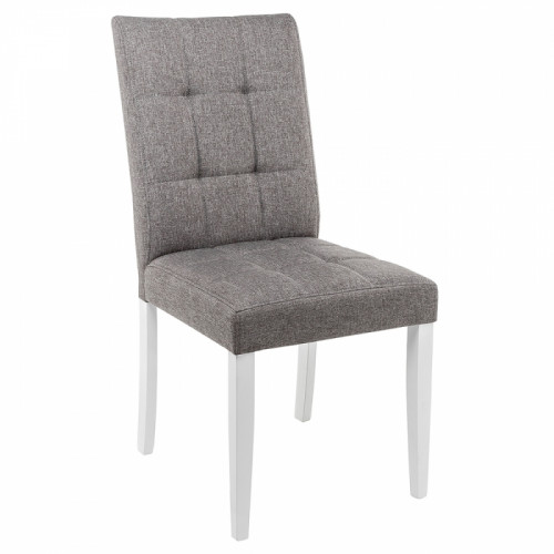 стул деревянный madina white / fabric pebble в Йошкар-Оле