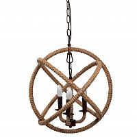 люстра foucault's orb rustic iron бежевая, коричневая в Йошкар-Оле