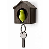 держатель+брелок для ключей sparrow коричневый-зеленый в Йошкар-Оле