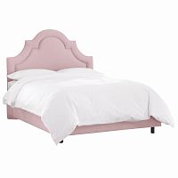 кровать двуспальная 160х200 розовая kennedy lilac linen в Йошкар-Оле