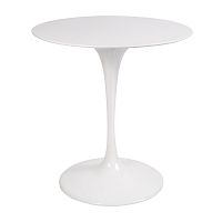 стол eero saarinen style tulip table top mdf d70 глянцевый белый в Йошкар-Оле