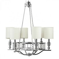 люстра easton light chandelier хром, бежевая в Йошкар-Оле