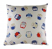 подушка с принтом owl print blue в Йошкар-Оле