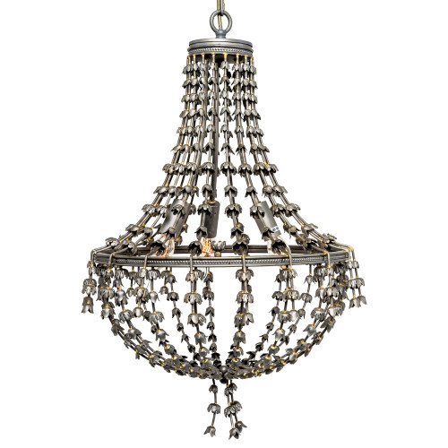 люстра «адела» темное серебро с золотистыми деталями в Йошкар-Оле