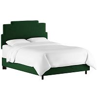 кровать двуспальная 160х200 зеленая paxton emerald velvet в Йошкар-Оле