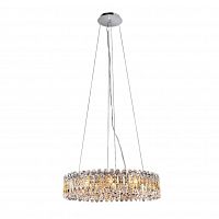 подвесная люстра crystal lux lirica sp10 d610 chrome в Йошкар-Оле