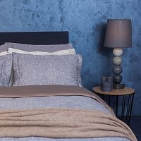 комплект постельного белья decoflux сатин 1.5 спальный versaille grey в Йошкар-Оле