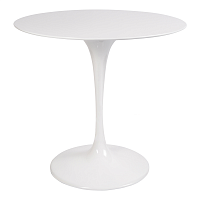 стол eero saarinen style tulip table top mdf d80 глянцевый белый в Йошкар-Оле