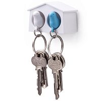 держатель+брелок для ключей двойной mini sparrow белый-голубой в Йошкар-Оле