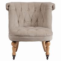 кресло amelie french country chair серо-бежевое в Йошкар-Оле