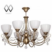 подвесная люстра mw-light фелиция 347016608 белая в Йошкар-Оле