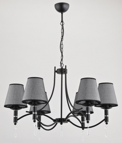подвесная люстра alfa abil black silver 22966 в Йошкар-Оле