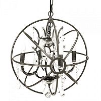 люстра foucault's orb crystal (47*47*64) коричневая в Йошкар-Оле