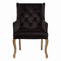 кресло с ушами черное ashby chair в Йошкар-Оле