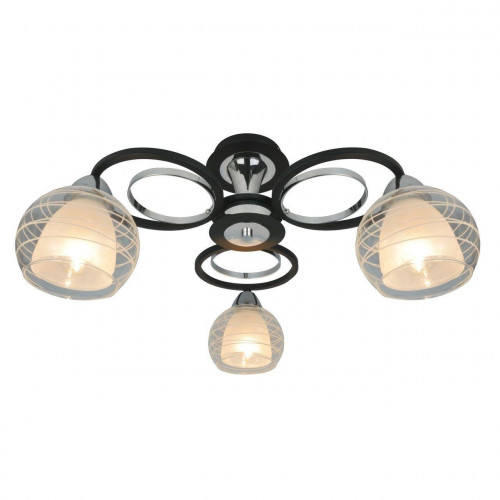 потолочная люстра arte lamp ginevra a1604pl-3bk в Йошкар-Оле