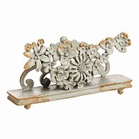 подставка для визиток pewter flower серая в Йошкар-Оле