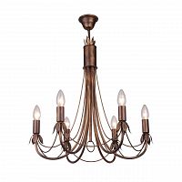 подвесная люстра toplight lucinda tl7350d-06br в Йошкар-Оле