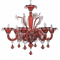 подвесная люстра ideal lux ca vendramin sp6 rosso в Йошкар-Оле