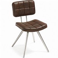 стул lola seat pu brown ножки из нержаеющей стали c589u09 от la forma (ex julia grup) в Йошкар-Оле