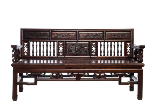 скамья династия цин коричневый в Йошкар-Оле