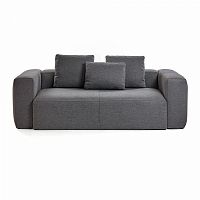 диван blok sofa 2 темно-серый от la forma (ex julia grup) в Йошкар-Оле