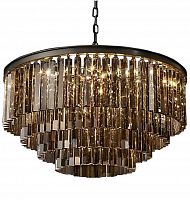 люстра odeon 4 rings smoke черное основание, дымчатое стекло в Йошкар-Оле