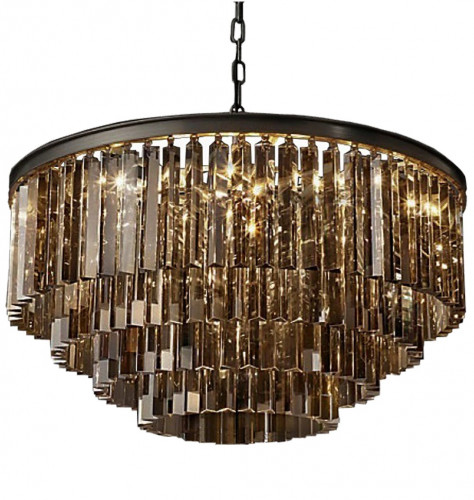 люстра odeon 4 rings smoke черное основание, дымчатое стекло в Йошкар-Оле