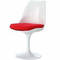 стул eero saarinen style tulip chair красная подушка в Йошкар-Оле