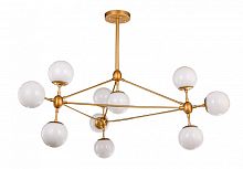 люстра modo 10 gold золото, белые плафоны в Йошкар-Оле