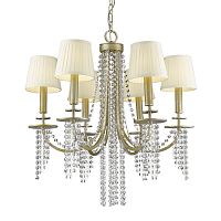 люстра p68058-6b от delight collection золото/бежевая в Йошкар-Оле
