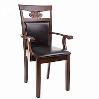 стул деревянный кресло luiza dirty oak / dark brown в Йошкар-Оле