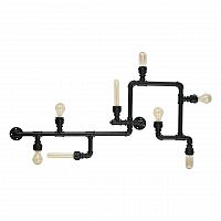 потолочная люстра ideal lux plumber pl8 nero в Йошкар-Оле