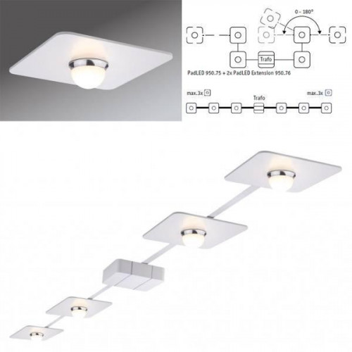 потолочный светодиодный светильник paulmann padled 95075 в Йошкар-Оле